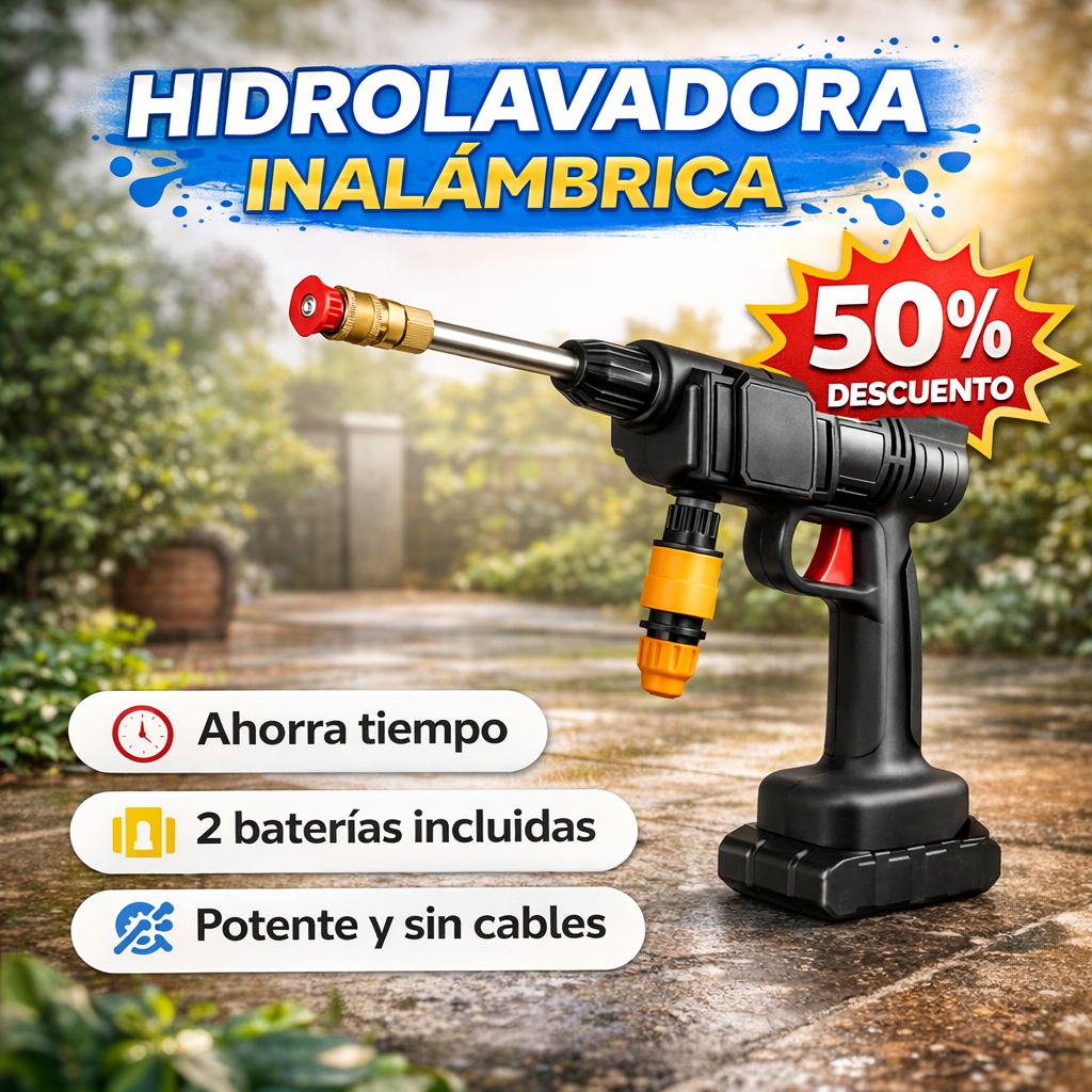 HIDROLAVADORA INALÁMBRICA